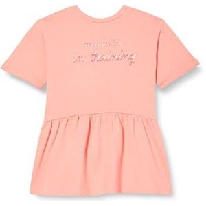 s.Oliver Junior meisjesjurk kort casual jurk, perzik, 92