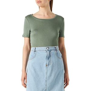 VERO MODA Vmflowy Ss Top Noos T-shirt voor dames, Laurel Wreath, XS