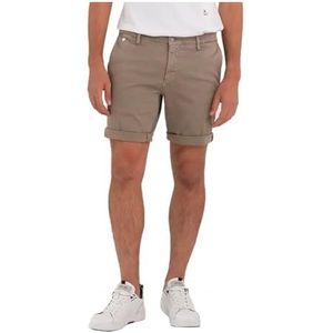 Replay Benni Hyperchino Color Xlite Herenshorts, regular fit, 225 Coffee Cream, 40W