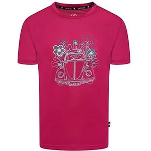 Dare 2b Jongensshirt rechtshandig T-shirt, Fuchsia, 14 jaar