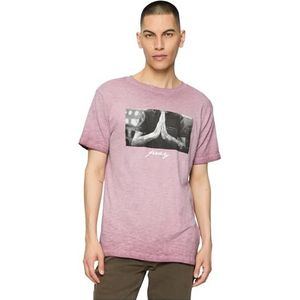 Mister Tee Pray Tee M Bourgondië voor heren, bordeaux, M