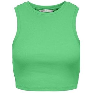 ONLY Dames Onlvilma S/L Cropped Tank Top JRS Noos Top, groen, XL
