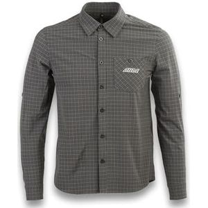ANDE Herenhemd Arizona – lange mouwen, ademend, voor trekking en outdoor Almarea+5, Antraciet., L