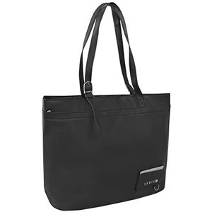 Comix U - Business Bag, vrijetijdstas, interieur, gewatteerde tas voor PC of tablet, verstelbare dubbele handgreep, zwart, 34 x 31 x 15 cm, Zwart, Eén maat, casual