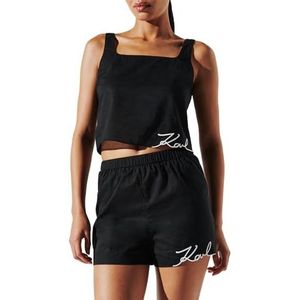 Karl Lagerfeld Zwemshorts  zwart / wit