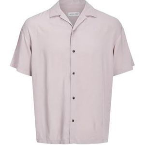 JACK&JONES Heren JJEJEFF Resort Shirt SS SN Hemd, Deauville Mauve, S