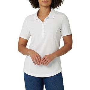 Riders by Lee Indigo Morgan poloshirt met korte mouwen voor dames, Arctic Wit, S