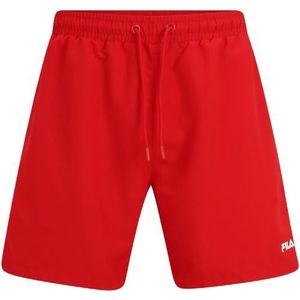 FILA Somalia Beach Shorts voor heren, zwembroek, true red, L