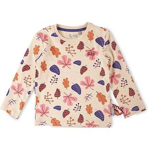 Sigikid Mini Autumn Forest shirt met lange mouwen voor meisjes, beige, 110 cm