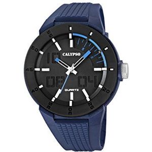 Calypso horloges herenhorloge XL K5629 analoog kwarts plastic K5629/3