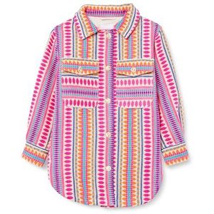 aleva Meisjeshemdjas shirt, meerkleurig roze, 128 cm