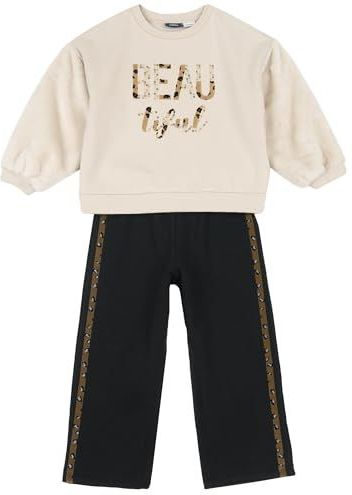 Chicco - Set - Crème - Sweatstof - 2-delig - Lange Mouw