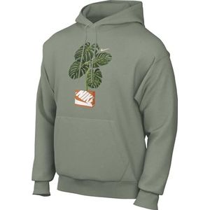 NIKE - U NSW CLUB HDY PO BB MDRN - Heren Sweatshirt - Groen