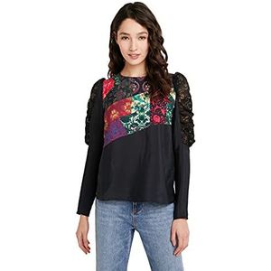 Desigual Dames Blus_kamirow Blouse, zwart, XS