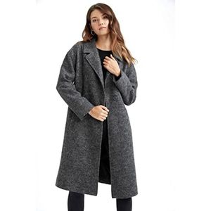 DeFacto regenjas voor dames - DeFacto winterjas voor dames (grijs, M), grijs, M