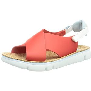 CAMPER Dames Oruga-k200157 sandaal, rood, 36 EU