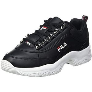 FILA Strada Low Teens Sneakers voor kinderen, uniseks, zwart, 36 EU