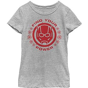 Marvel Avengers Classic Ant Power T-shirt voor meisjes, Atletische heide, XS