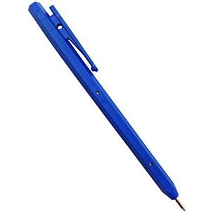 Maya Professioneel gereedschap eco2100 °C/2 Pen Detectable Pro van metaal en X-Ray, normale inkt, met clip, blauw, 50 stuks body, blauw inkt