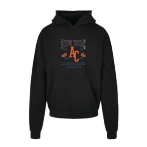 AMERICAN COLLEGE USA Unisex kindershirt sweater À Capuche Enfants Garçon Fille sweatshirt, zwart, 12 Jaar