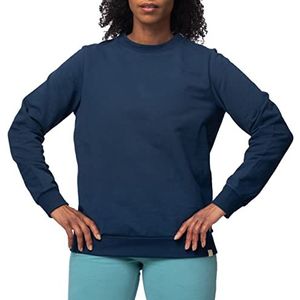 greenjama Damesshirt in zachte sweatkwaliteit, GOTS-gecertificeerd sweatshirt, Ultramarijn, 36