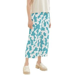 TOM TAILOR Dames 1036866 broek, 32146-Petrol Big Abstract design, 42/26L, 32146 - Petrol Big Abstract Design, 42W x 26L