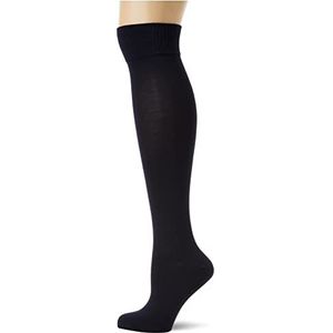 Nur Die Bamboe kniekousen, bijzonder zacht en ademend, met comfortabele tailleband, hoge sokken voor dames, Maritiem., 35-38 EU