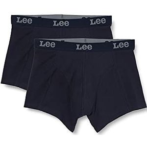 Lee Mens 2-Pack Trunks, Navy, XL