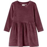 Velours Jurk - Fluweel - Lange Mouwen - Regular Fit