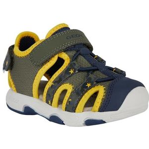 Geox Multy Boy B Sandaal, leger/OCHREYELLOW, 25 EU, Military Ochreyellow, 25 EU