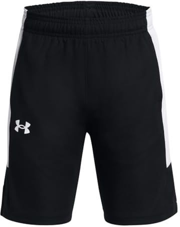 Under Armour Ua Baseline Short voor jongens, Zwart/Wit, L
