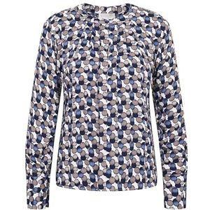 bugatti Vrijetijdsblouse voor dames, 1:1 mouw, Marine-390, 36