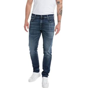 Replay Heren Jeans Mickym Slim-Fit, donkerblauw 007, 29W / 34L