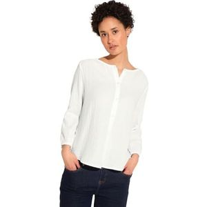 STREET ONE mousseline blouse, off-white, 34
