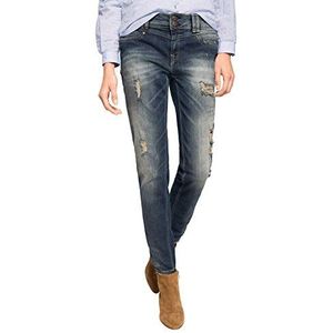 edc by ESPRIT Boyfriend jeansbroek voor dames in used look