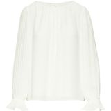 Blouse - Viscose - Geplooide Mouwen - Normale Pasvorm
