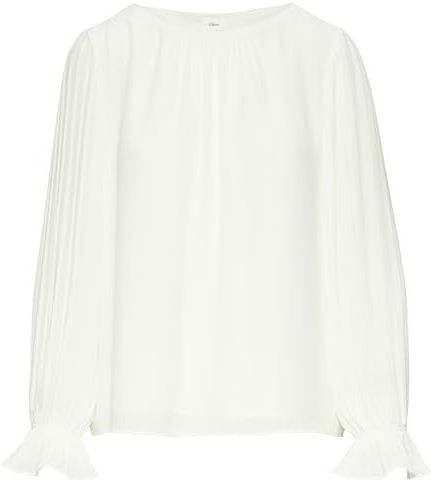 Blouse - Viscose - Geplooide Mouwen - Normale Pasvorm