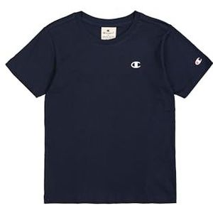 Champion Legacy Basics B-S-s Crewneck T-shirt voor kinderen en jongeren, Navy Blauw, 11-12 jaar