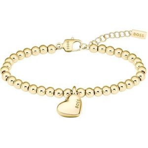BOSS - Honey Heart Beads - Armband - Geelgoud - Roestvrij Staal