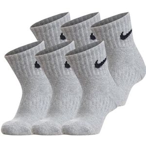 Nike - Sportsokken - Grijs Gemêleerd/Zwart - 6er Pack