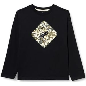 Kaporal Enilo T-shirt voor jongens, Zwart, 16 Jaren