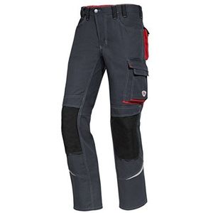 BP 1803 720 werkbroek 65% katoen, 35% polyester antraciet/rood, maat 52N