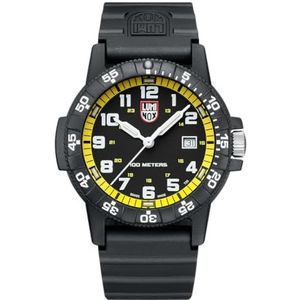 Luminox Heren analoog Zwitsers kwartsuurwerk horloge met kunststof armband XS.0325, zwart, Riemen.