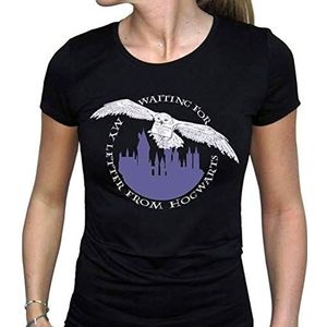 ABYstyle Harry Potter T-shirt Hedwige zwart dames, XL