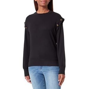 acalmar Dames sweatshirt 37822301-AC01, zwart, S, zwart, S