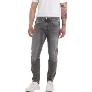 Replay Anbass Hyperflex Jeans voor heren, slim fit, 096, medium grijs, 34W / 30L