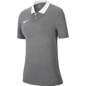 Nike - Dri Fit Park - Poloshirt - Charcoal Heather/Wit - Korte Mouw