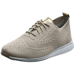 Cole Haan Dames 2.Zerogrand Stitchlite Sneaker, Beige Rye Knit Optc Wit, 40 EU