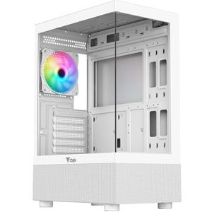 Itek - SHOWBUI 33W - Gaming Tower - Wit - ATX - 12cm ARGB Ventilator