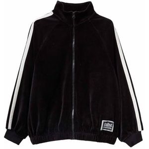 United Colors of Benetton Giacca M/L 3uapc505q Gebreide jas, voor meisjes en jongens, zwart, 160 cm